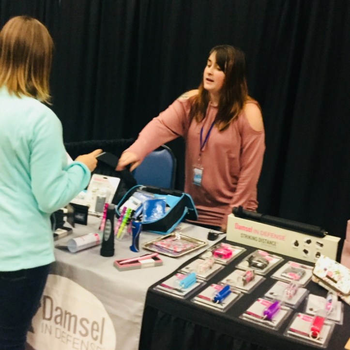 Damsel in Defense.  (Photo credit: @ocwexpo; 2018)